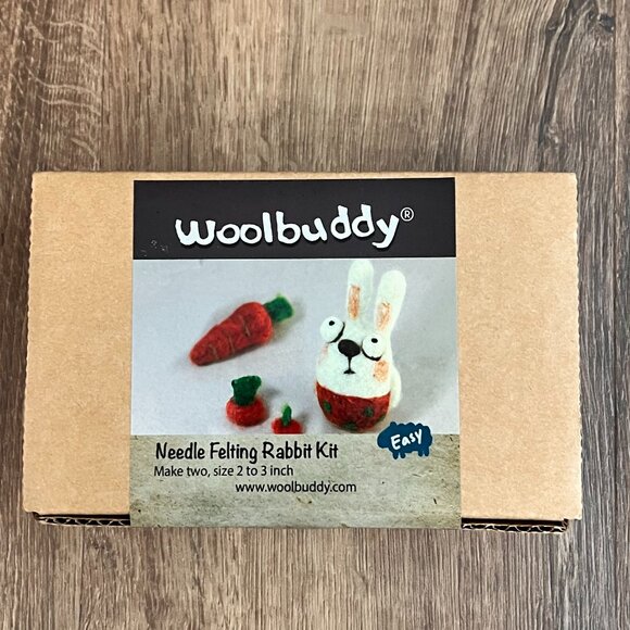 NEW Woolbuddy® Needle Felting Kit Bunny Rabbit - Picture 3 of 8